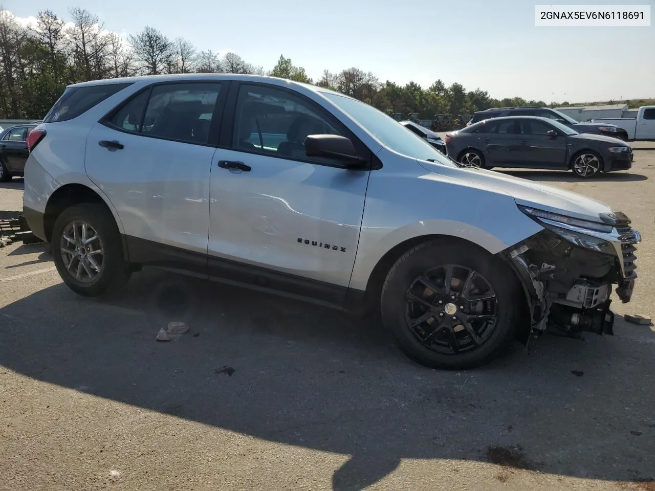 2022 Chevrolet Equinox Ls VIN: 2GNAX5EV6N6118691 Lot: 71406464