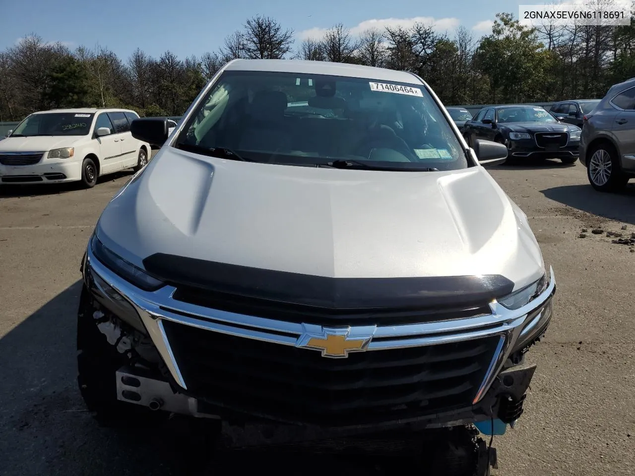 2022 Chevrolet Equinox Ls VIN: 2GNAX5EV6N6118691 Lot: 71406464