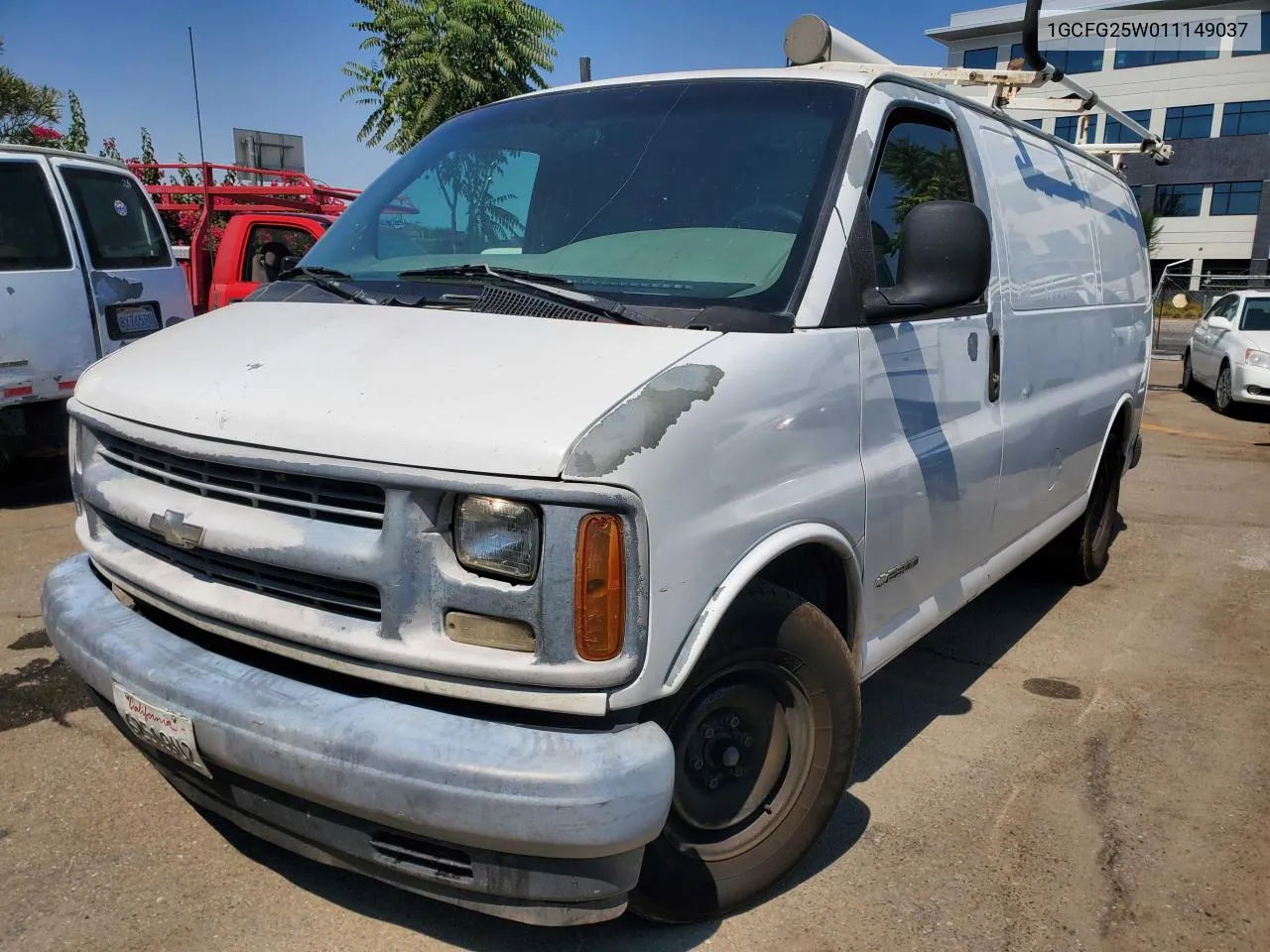 2001 Chevrolet Express G2500 VIN: 1GCFG25W011149037 Lot: 71613664