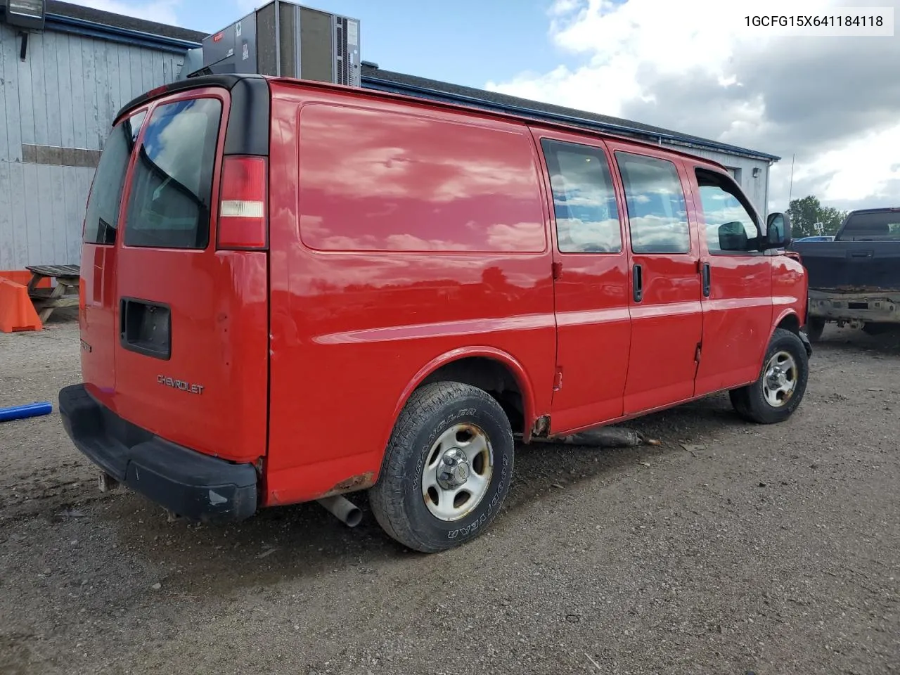 2004 Chevrolet Express G1500 VIN: 1GCFG15X641184118 Lot: 67877674