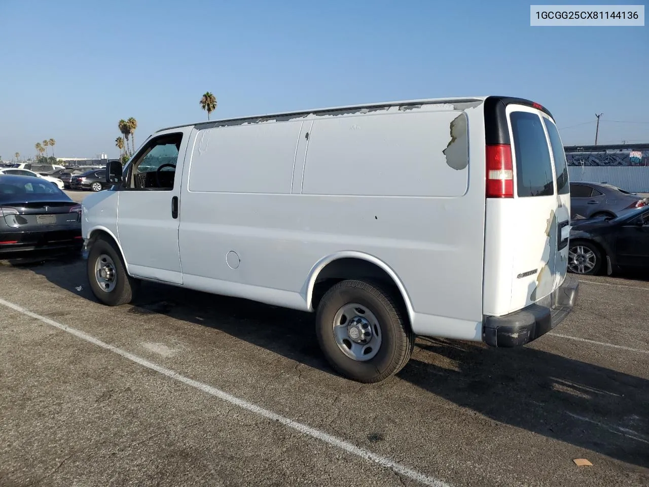 2008 Chevrolet Express G2500 VIN: 1GCGG25CX81144136 Lot: 69684594