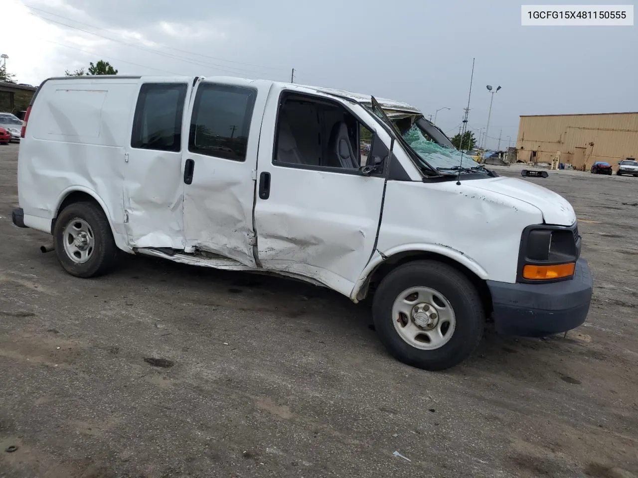 2008 Chevrolet Express G1500 VIN: 1GCFG15X481150555 Lot: 70487724