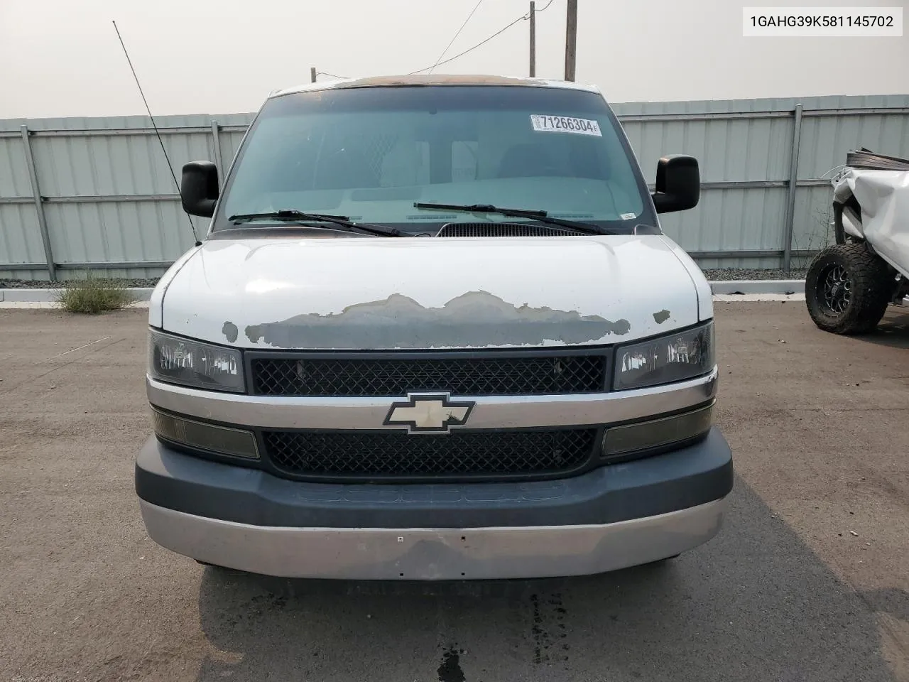 2008 Chevrolet Express G3500 VIN: 1GAHG39K581145702 Lot: 71266304