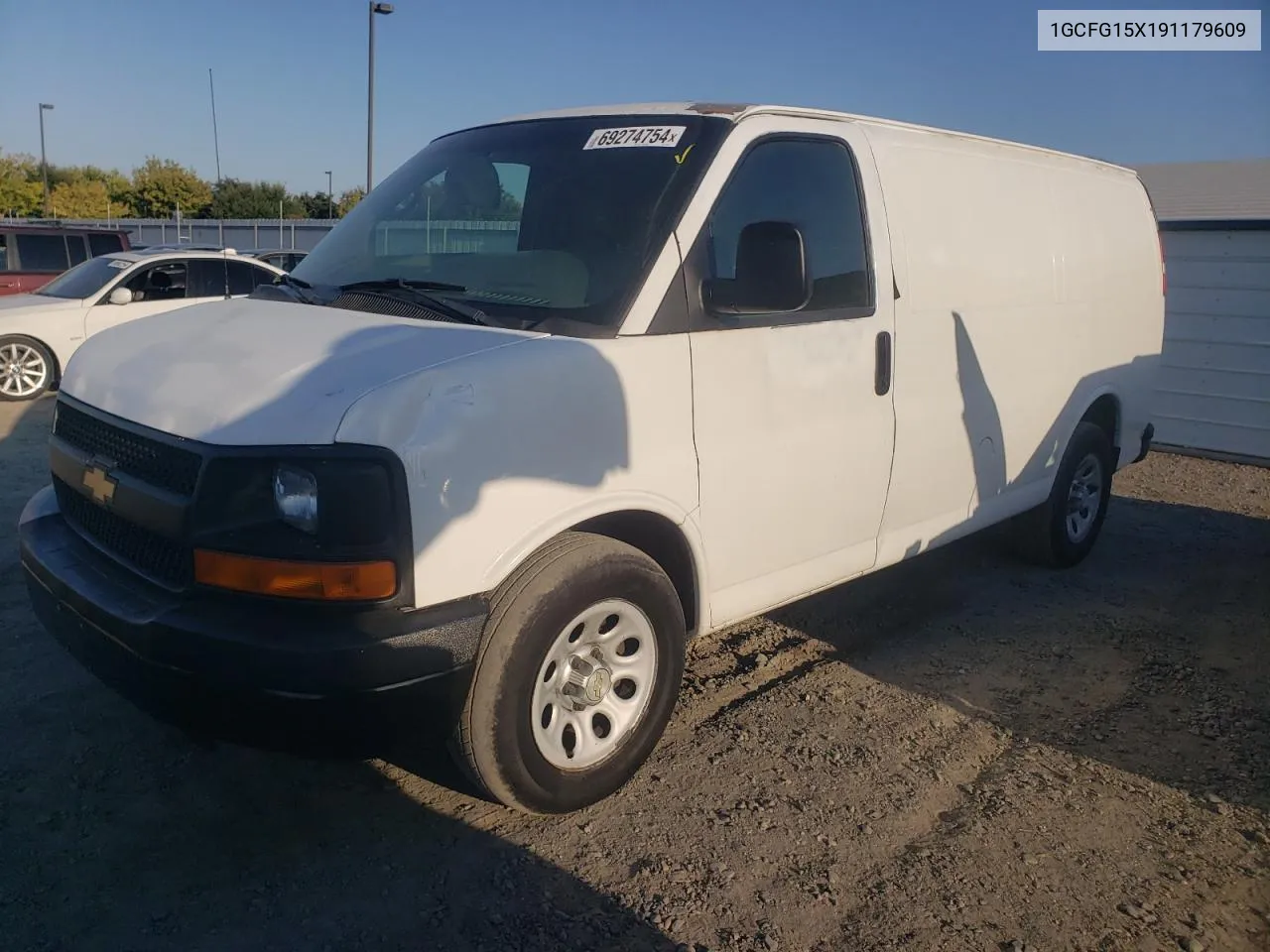 2009 Chevrolet Express G1500 VIN: 1GCFG15X191179609 Lot: 69274754