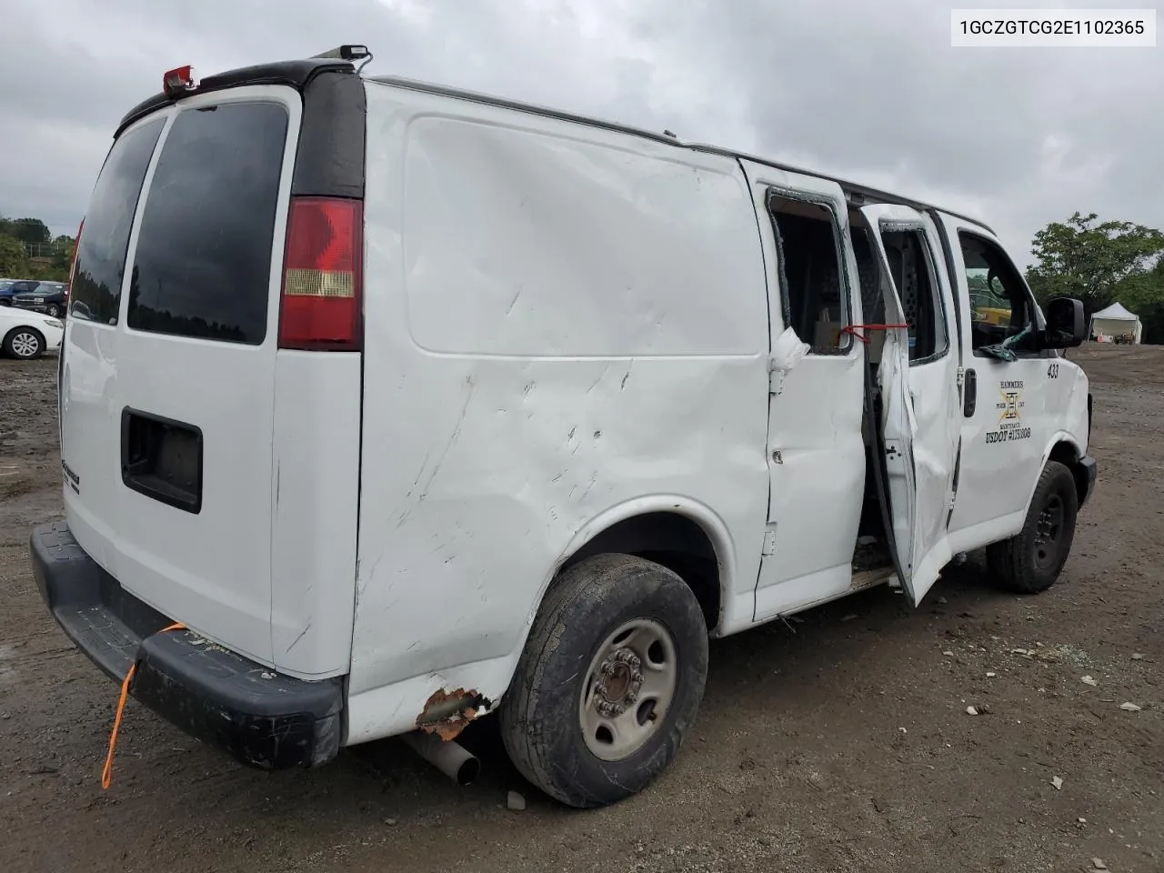 2014 Chevrolet Express G3500 VIN: 1GCZGTCG2E1102365 Lot: 71668834