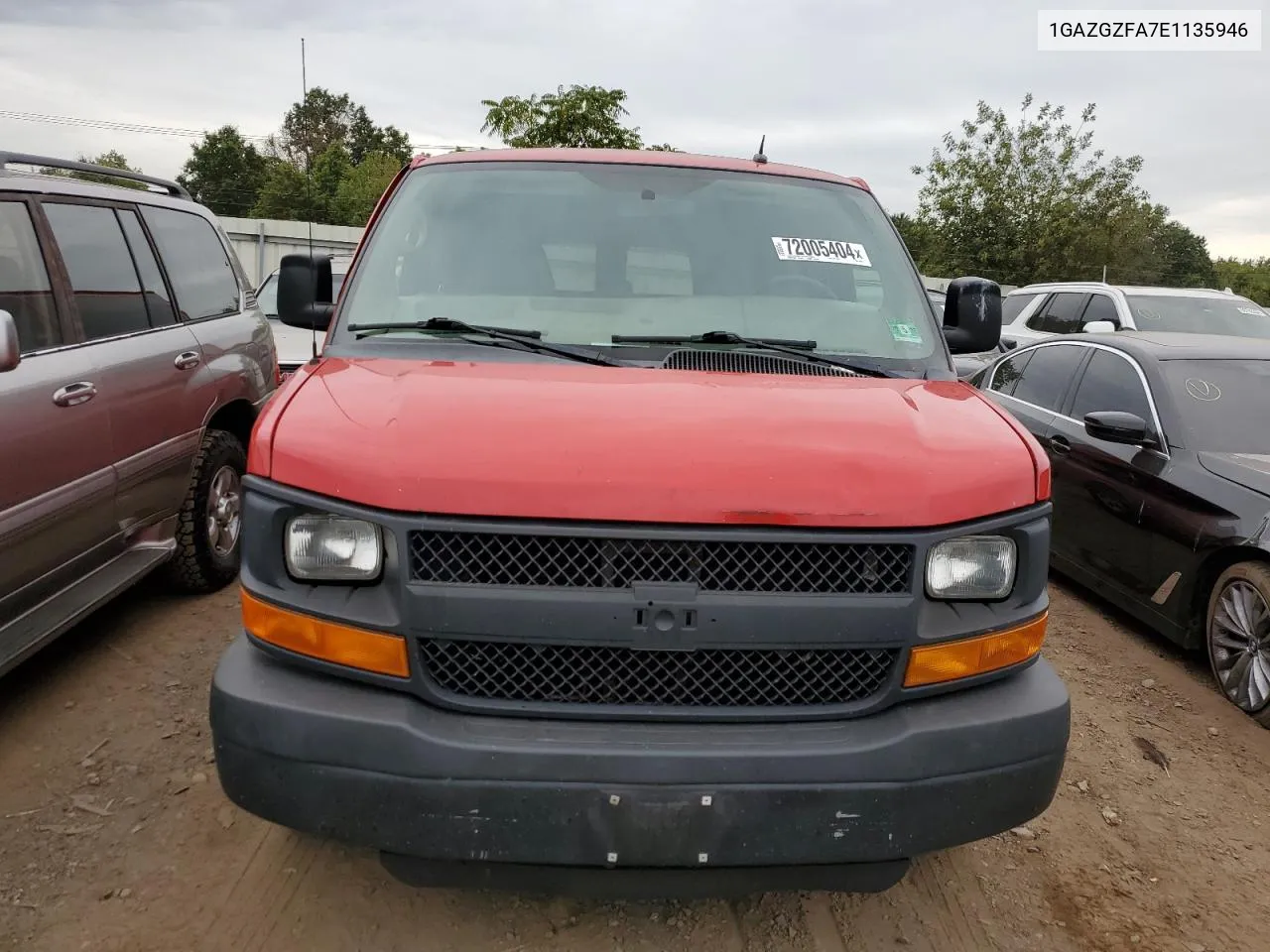 2014 Chevrolet Express G3500 Ls VIN: 1GAZGZFA7E1135946 Lot: 72005404