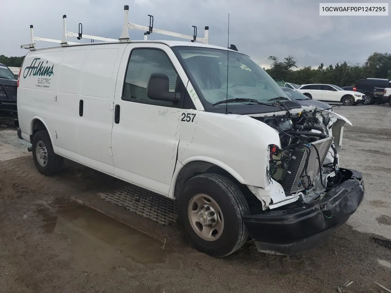 2023 Chevrolet Express G2500 VIN: 1GCWGAFP0P1247295 Lot: 71366174