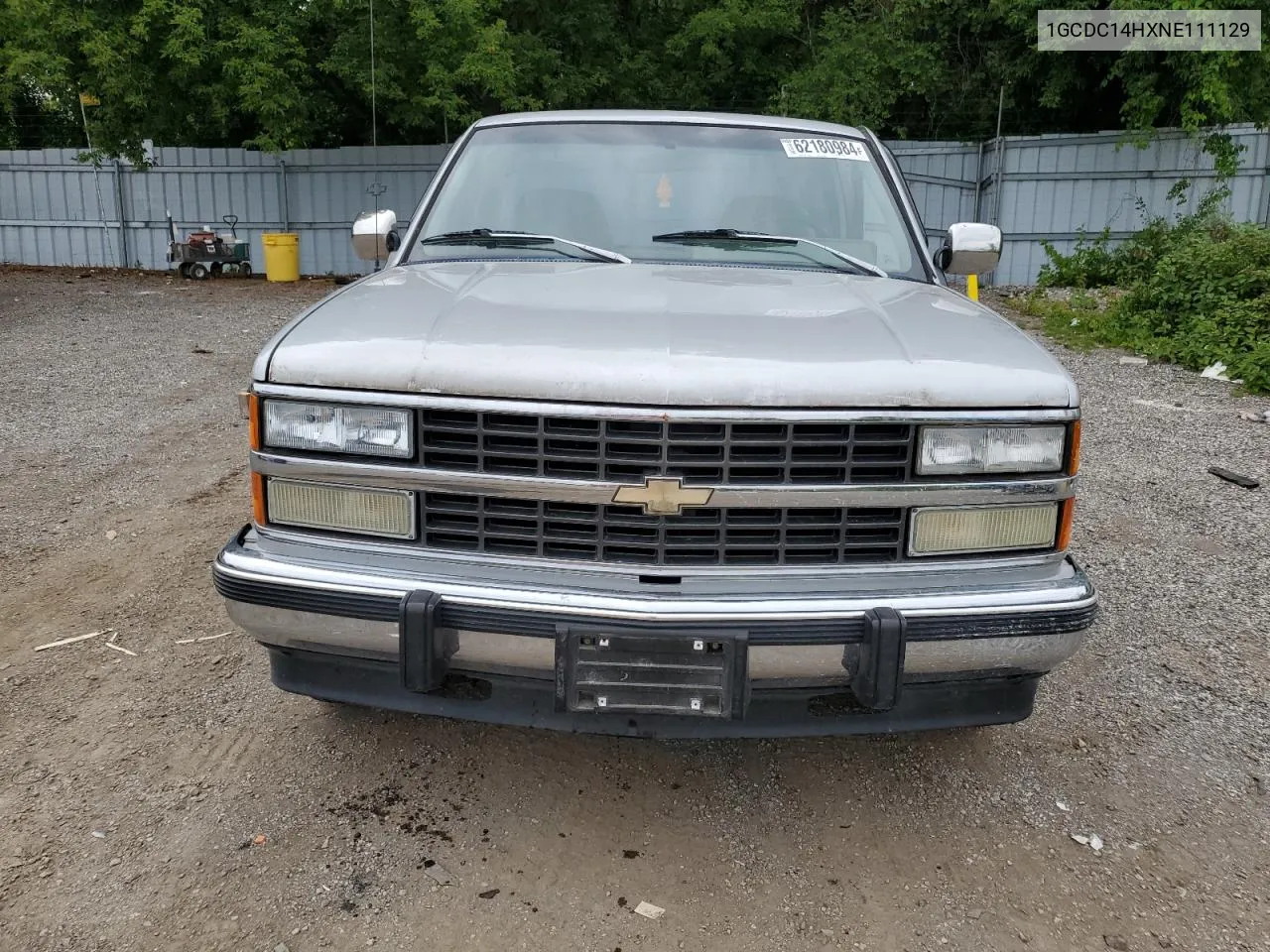 1992 Chevrolet Gmt-400 C1500 VIN: 1GCDC14HXNE111129 Lot: 62180984