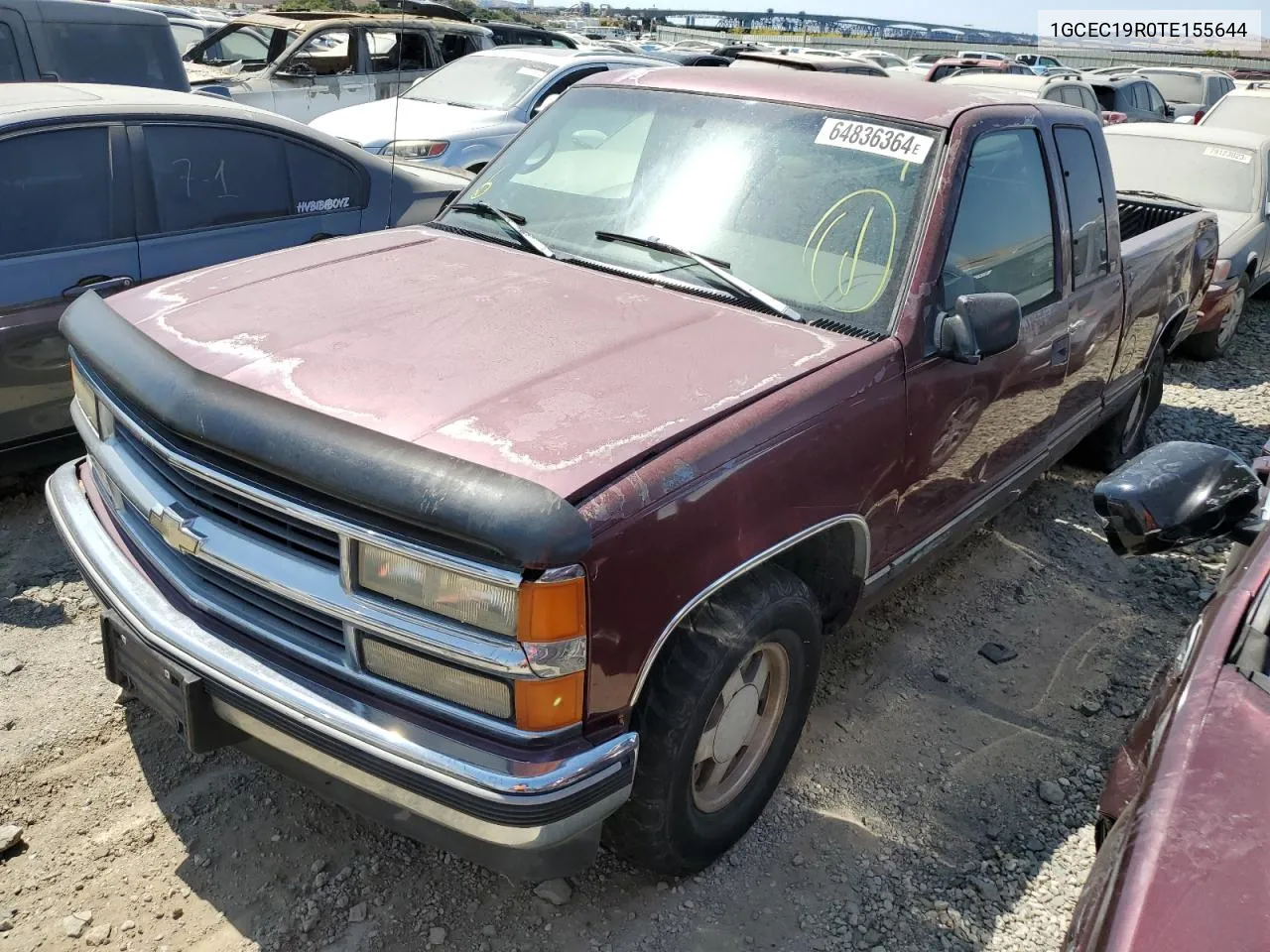 1996 Chevrolet Gmt-400 C1500 VIN: 1GCEC19R0TE155644 Lot: 64836364