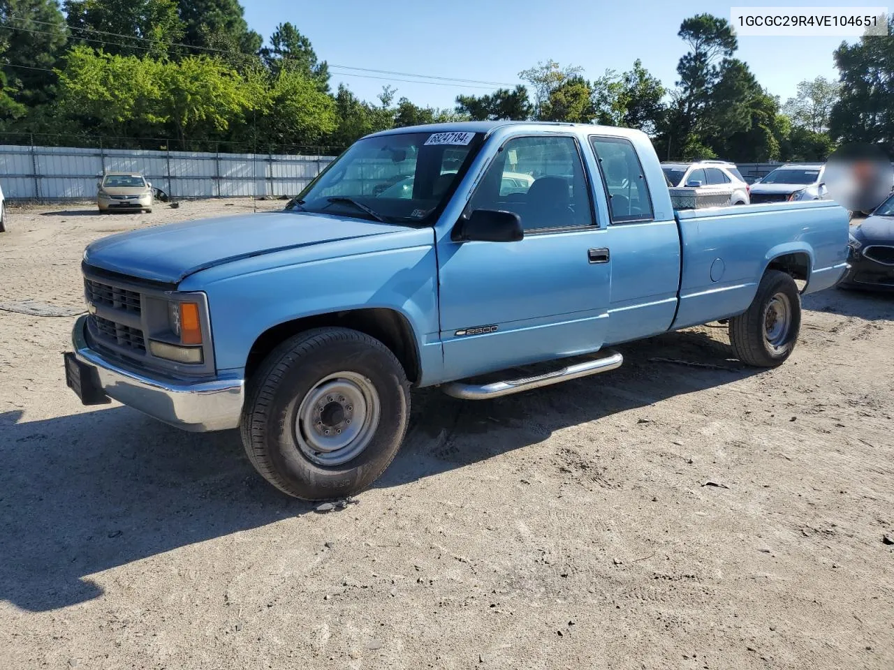 1997 Chevrolet Gmt-400 C2500 VIN: 1GCGC29R4VE104651 Lot: 68247184