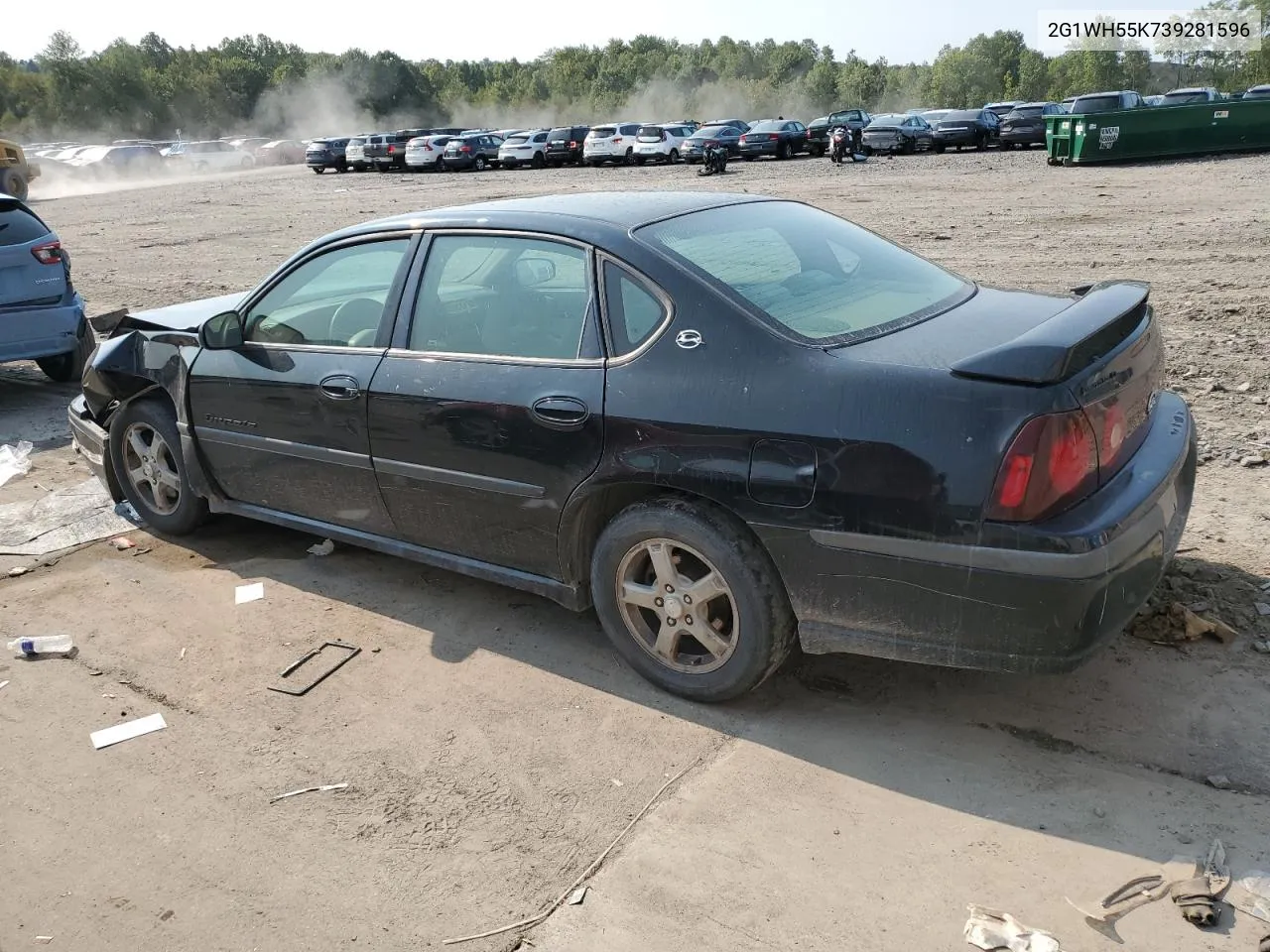 2003 Chevrolet Impala Ls VIN: 2G1WH55K739281596 Lot: 71282454