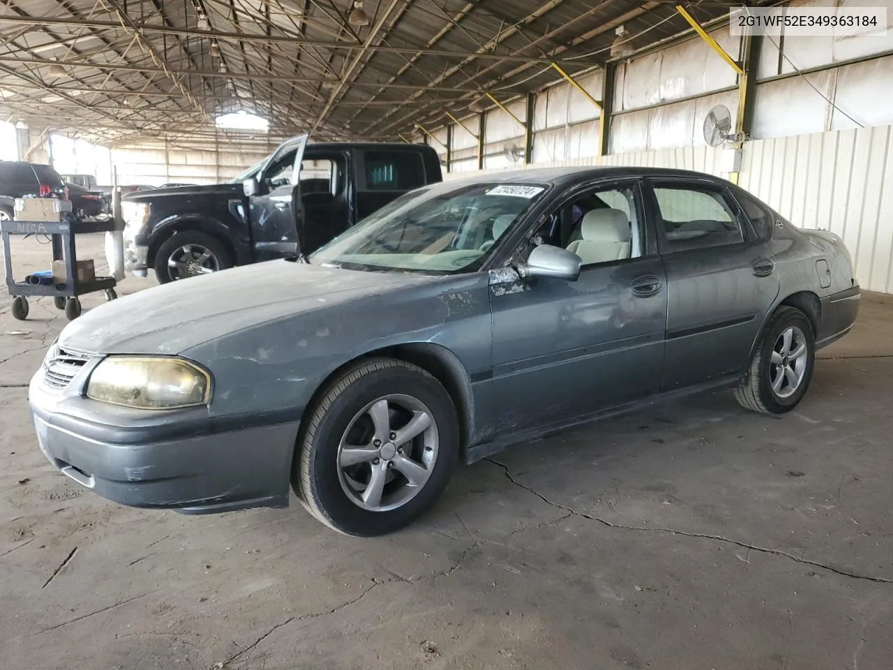 2004 Chevrolet Impala VIN: 2G1WF52E349363184 Lot: 72450724