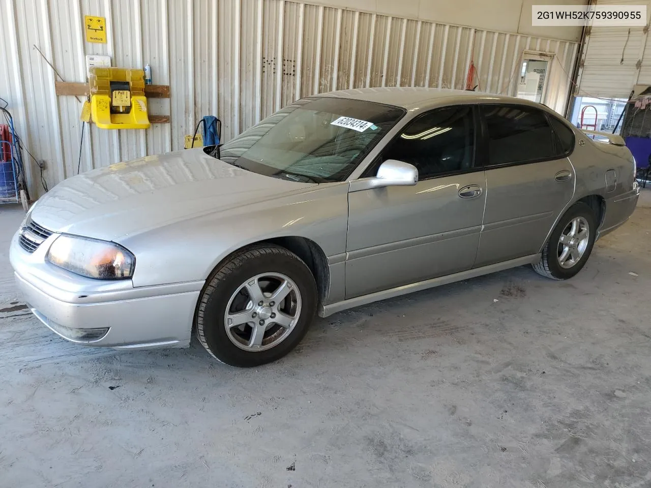 2005 Chevrolet Impala Ls VIN: 2G1WH52K759390955 Lot: 62034314