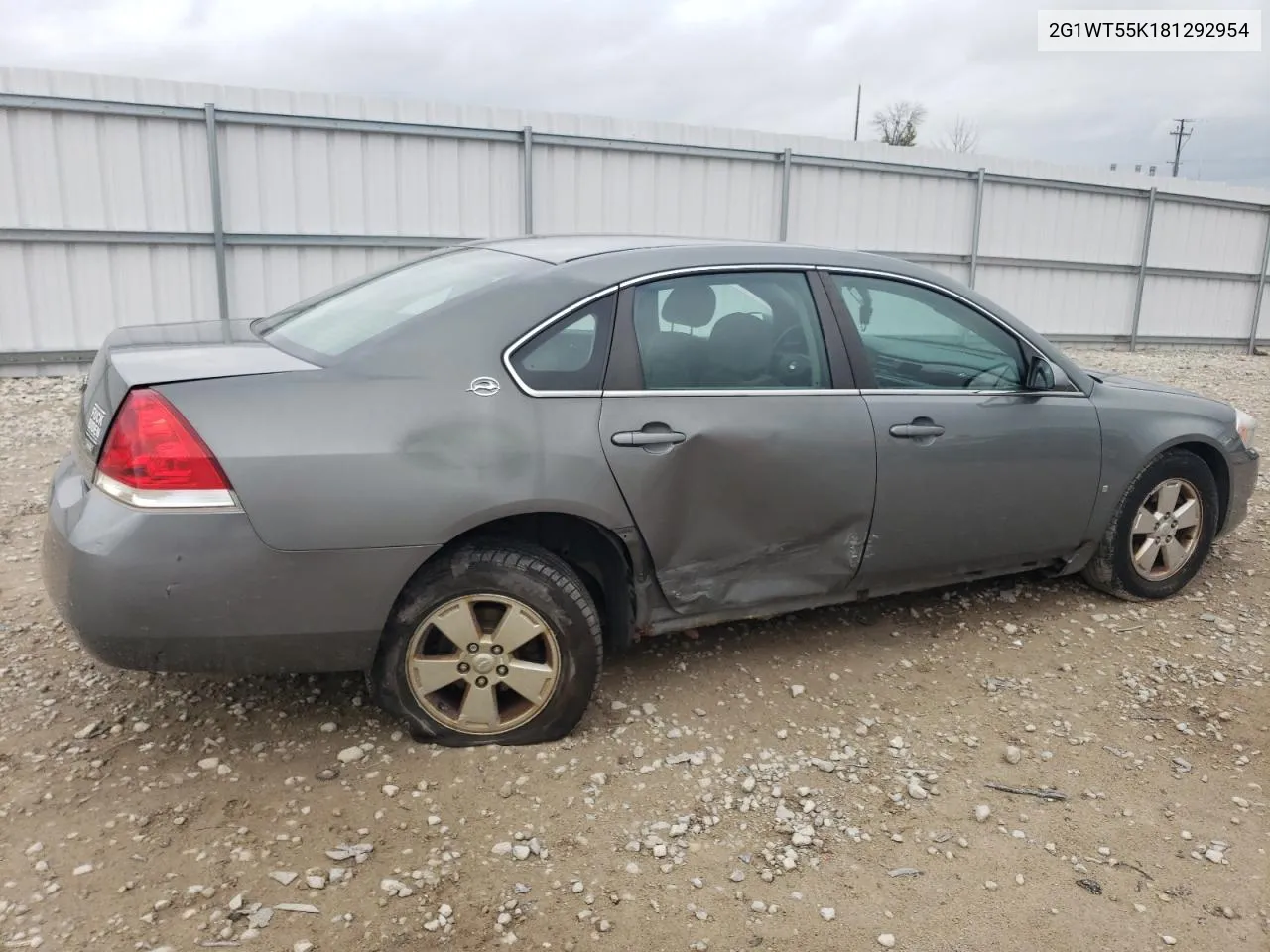 2G1WT55K181292954 2008 Chevrolet Impala Lt