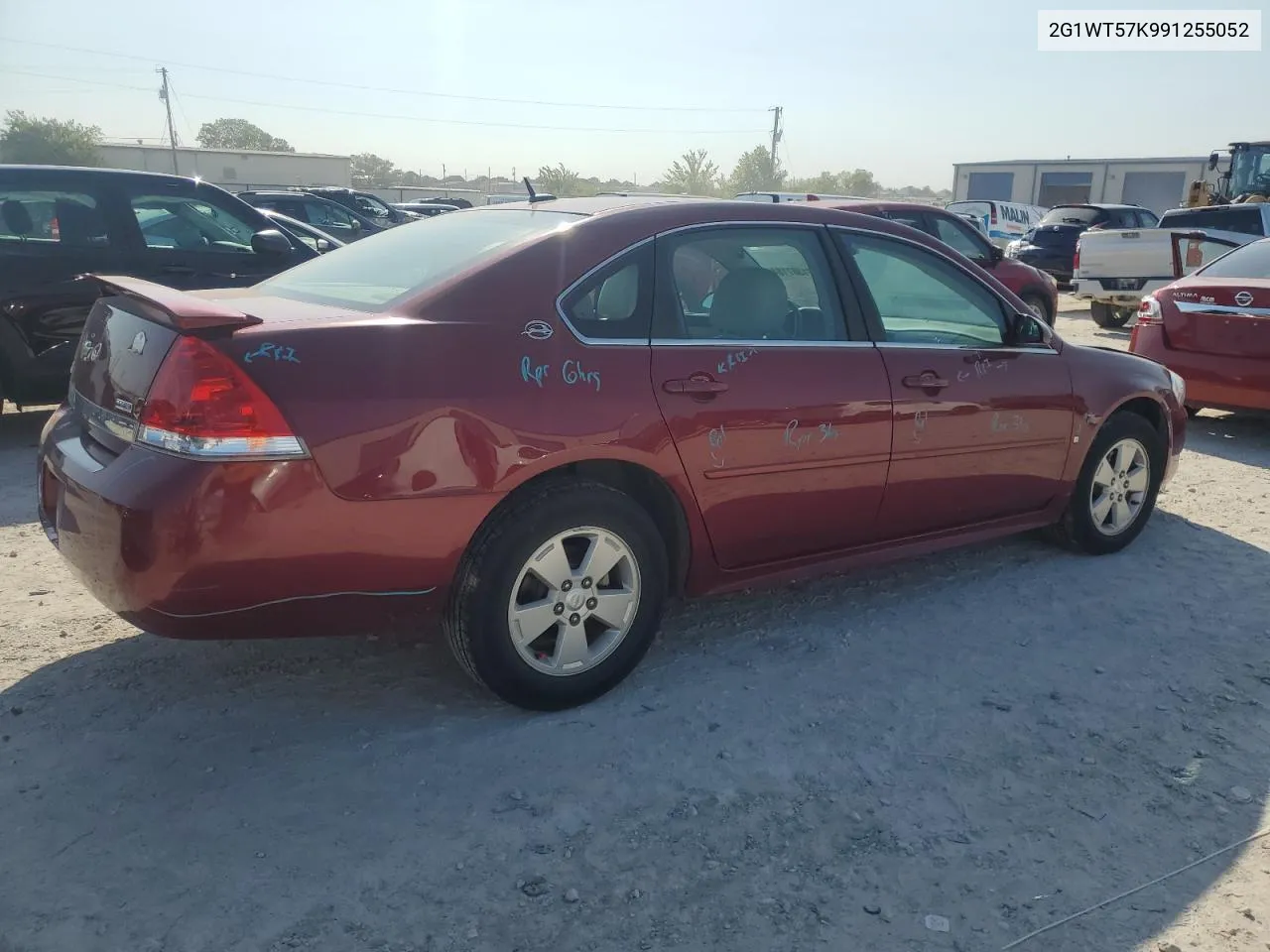 2G1WT57K991255052 2009 Chevrolet Impala 1Lt