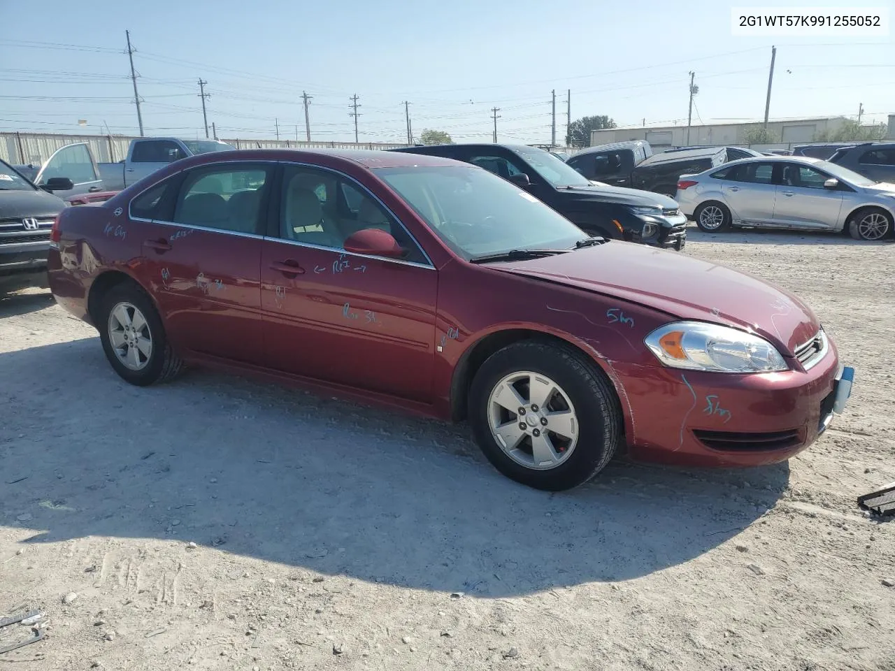 2G1WT57K991255052 2009 Chevrolet Impala 1Lt