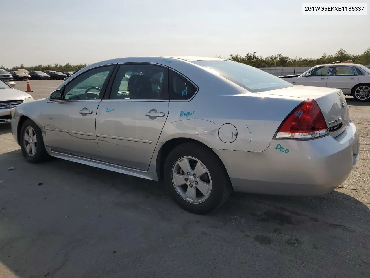 2G1WG5EKXB1135337 2011 Chevrolet Impala Lt