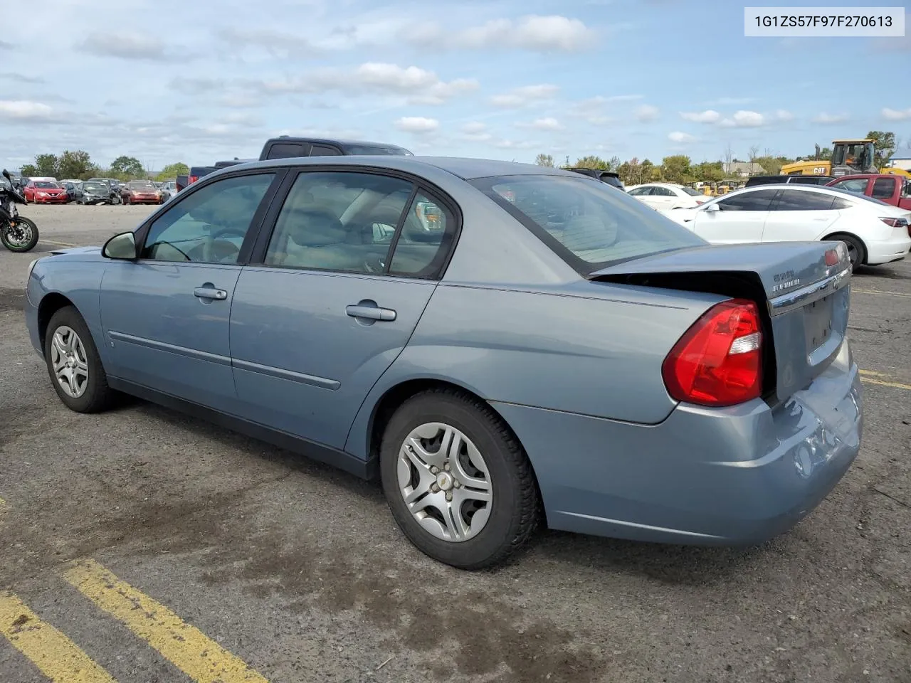 2007 Chevrolet Malibu Ls VIN: 1G1ZS57F97F270613 Lot: 71439564