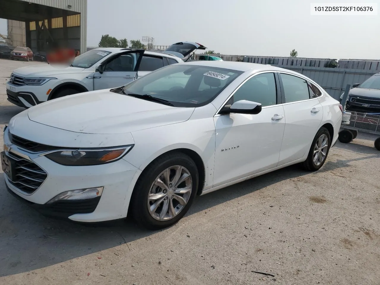 2019 Chevrolet Malibu Lt VIN: 1G1ZD5ST2KF106376 Lot: 64549214