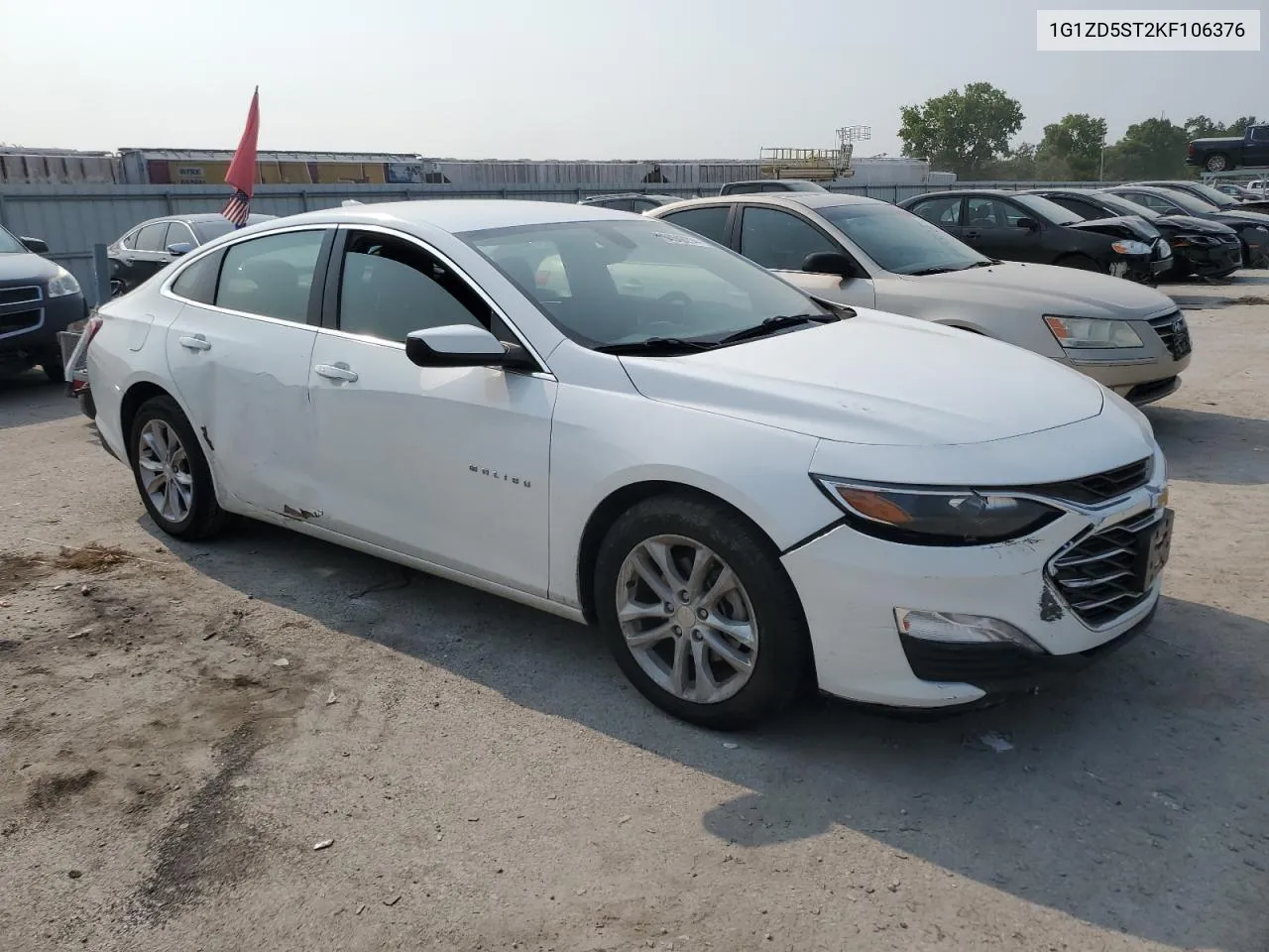 1G1ZD5ST2KF106376 2019 Chevrolet Malibu Lt