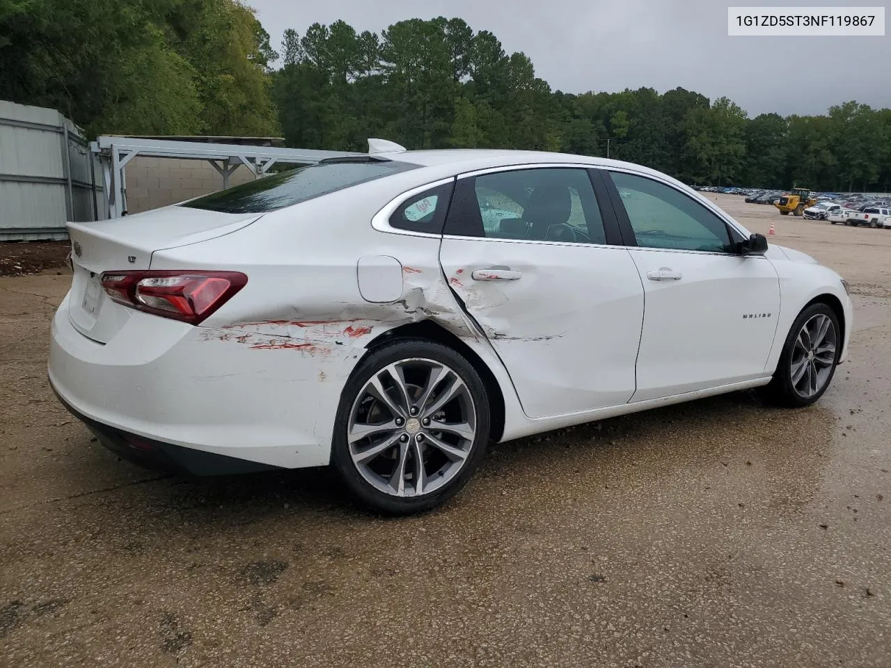 2022 Chevrolet Malibu Lt VIN: 1G1ZD5ST3NF119867 Lot: 72314344