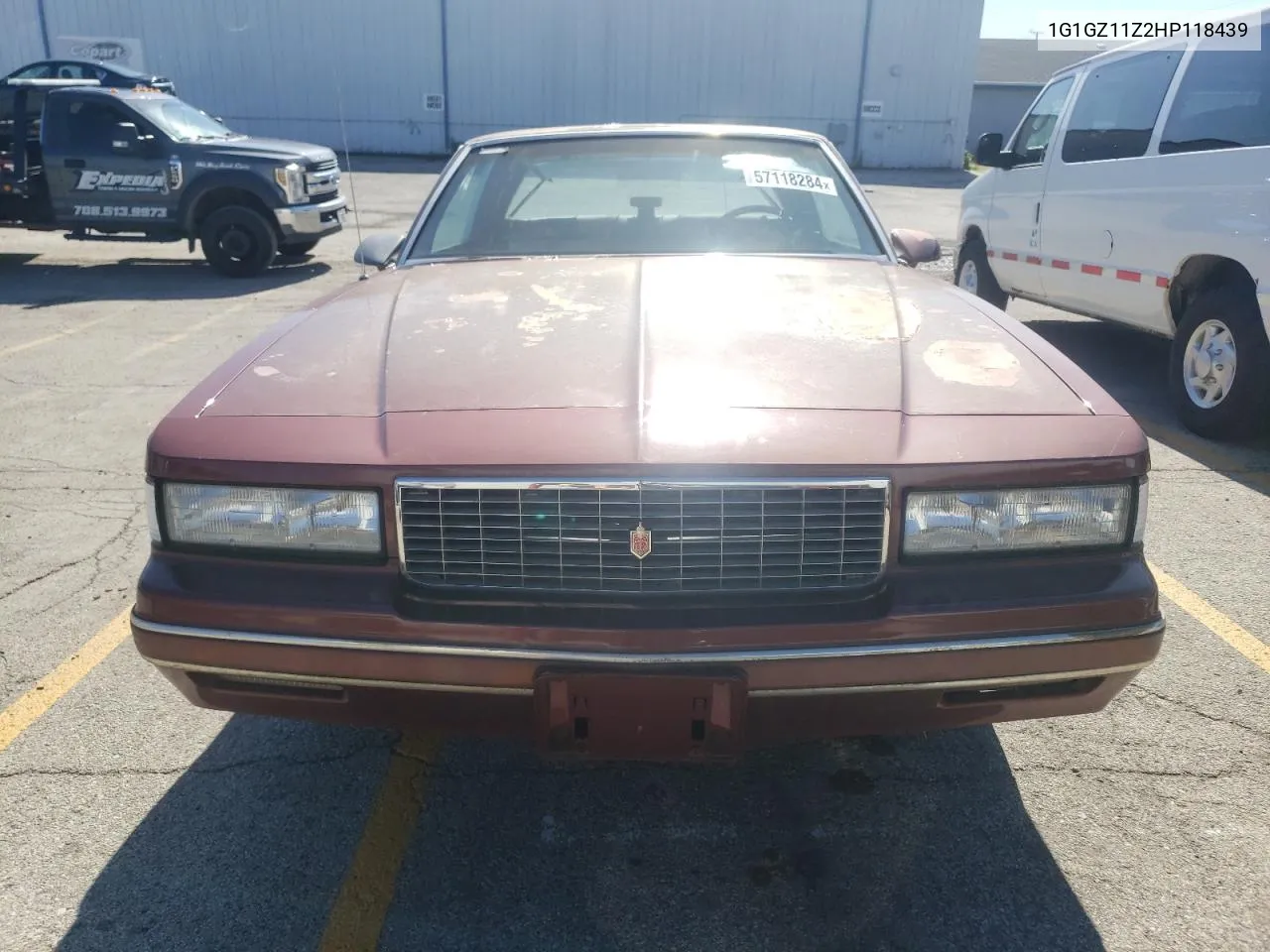 1987 Chevrolet Monte Carlo VIN: 1G1GZ11Z2HP118439 Lot: 57118284