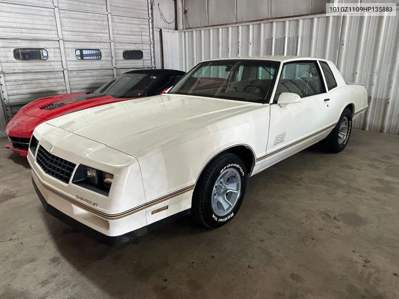 1987 Chevrolet Monte Carlo VIN: 1G1GZ11G9HP135883 Lot: 72079954