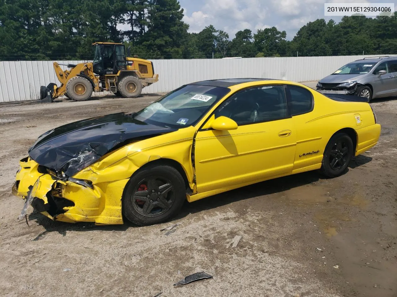 2002 Chevrolet Monte Carlo Ls VIN: 2G1WW15E129304006 Lot: 65516224