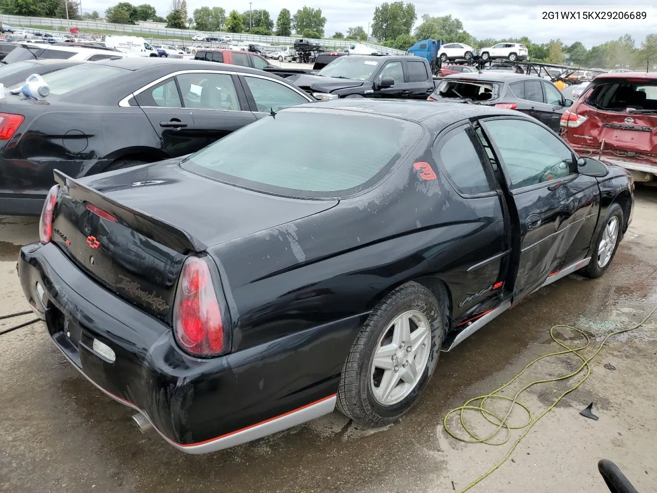 2002 Chevrolet Monte Carlo Ss VIN: 2G1WX15KX29206689 Lot: 66340274