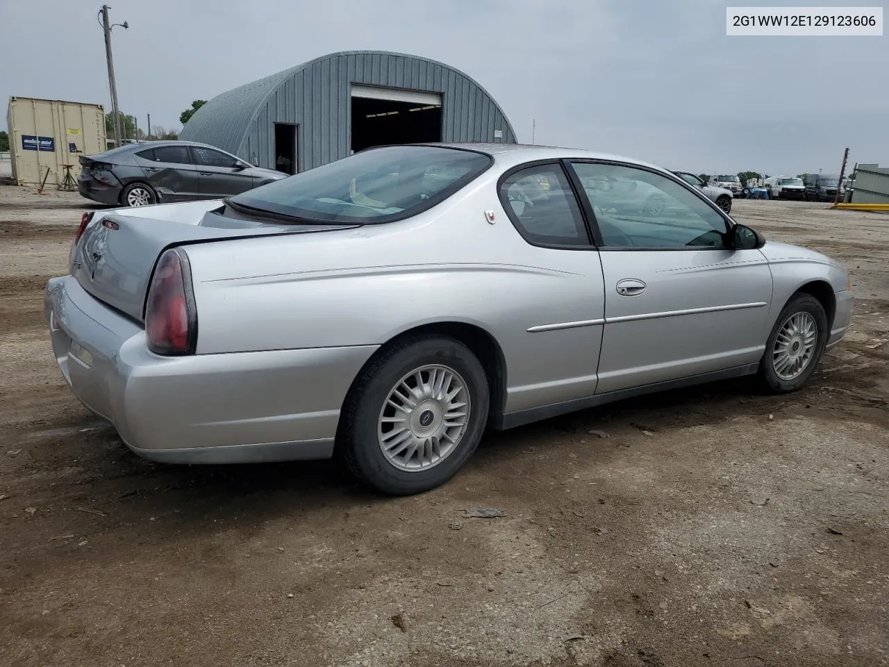 2002 Chevrolet Monte Carlo Ls VIN: 2G1WW12E129123606 Lot: 68110954