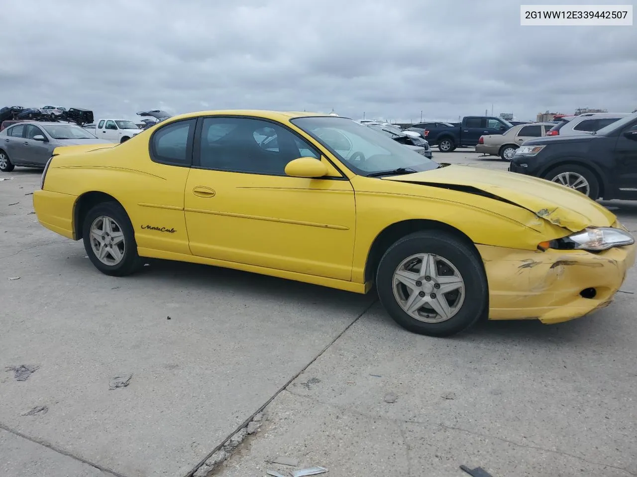 2003 Chevrolet Monte Carlo Ls VIN: 2G1WW12E339442507 Lot: 70767824