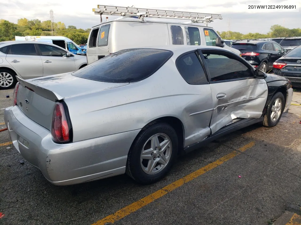 2004 Chevrolet Monte Carlo Ls VIN: 2G1WW12E249196891 Lot: 69092464