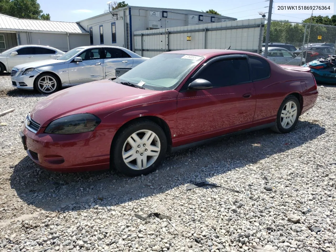 2006 Chevrolet Monte Carlo Lt VIN: 2G1WK151869276364 Lot: 67508954