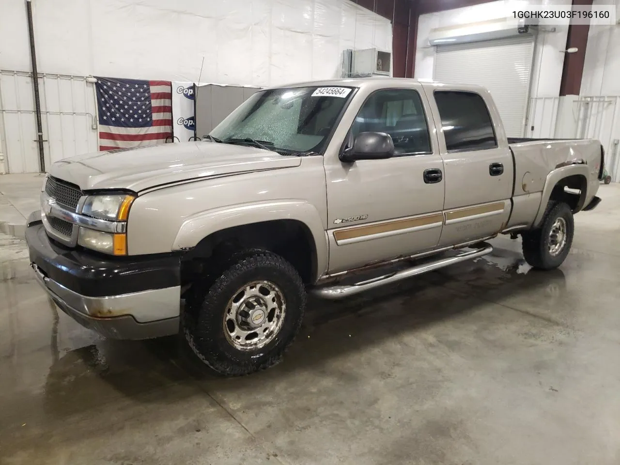 2003 Chevrolet Silverado K2500 Heavy Duty VIN: 1GCHK23U03F196160 Lot: 54245664