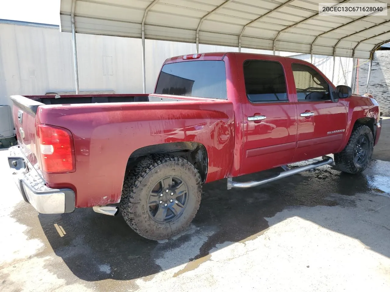 2007 Chevrolet Silverado C1500 Crew Cab VIN: 2GCEC13C671628040 Lot: 66351994