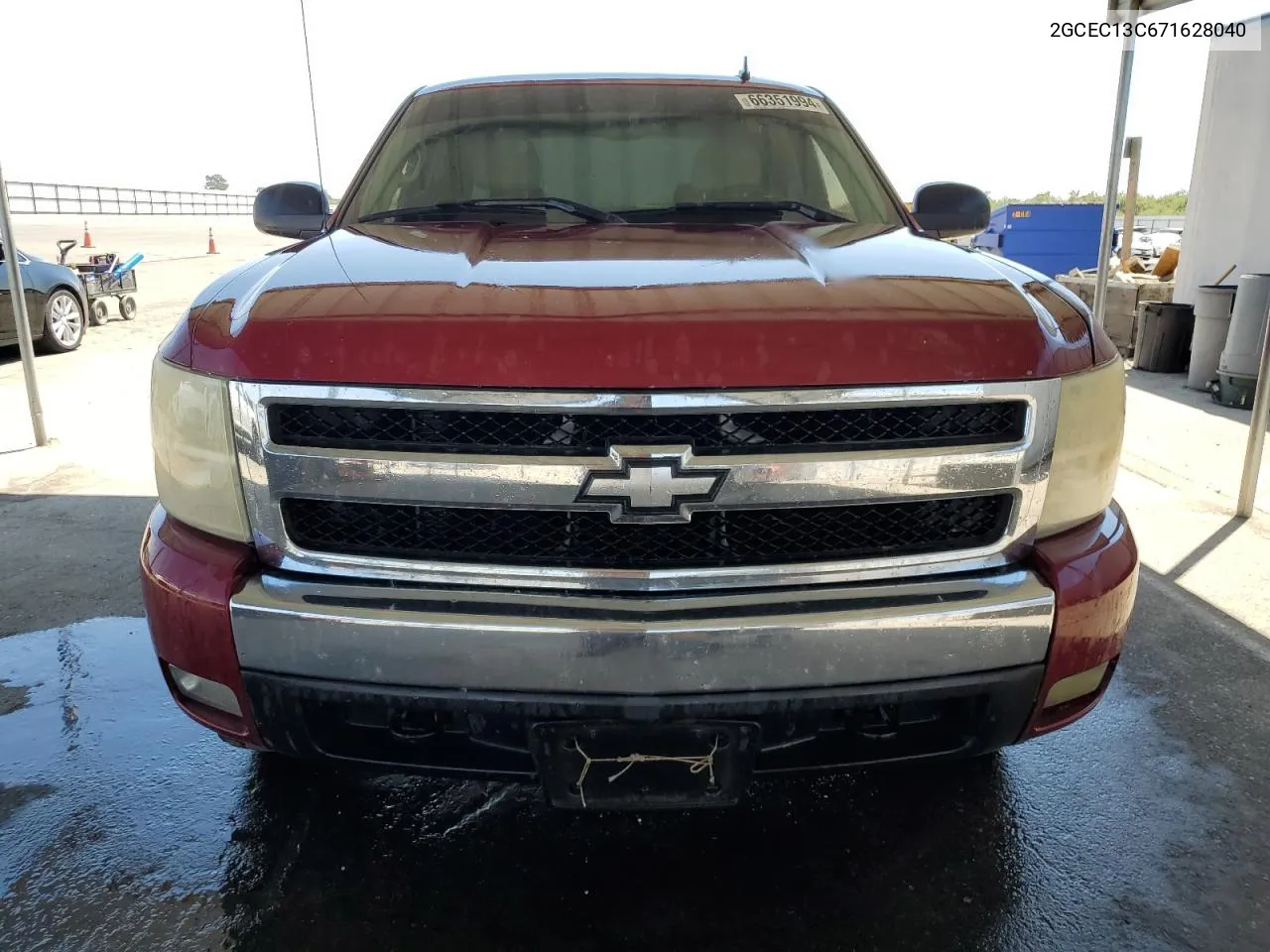 2007 Chevrolet Silverado C1500 Crew Cab VIN: 2GCEC13C671628040 Lot: 66351994