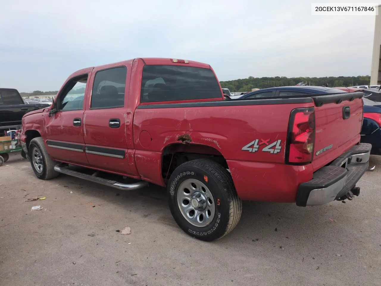 2007 Chevrolet Silverado K1500 Classic Crew Cab VIN: 2GCEK13V671167846 Lot: 67841754