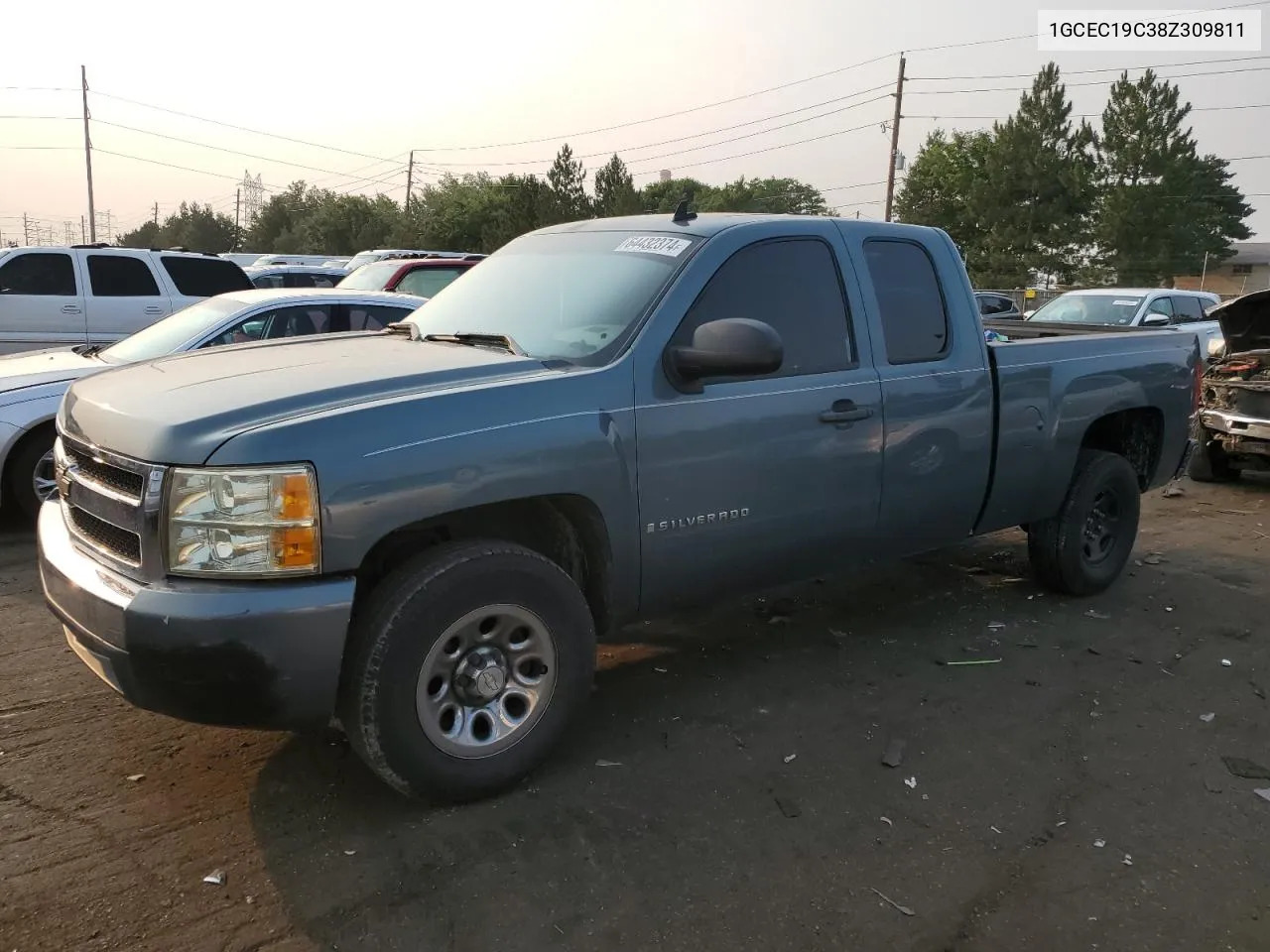 2008 Chevrolet Silverado C1500 VIN: 1GCEC19C38Z309811 Lot: 64432374