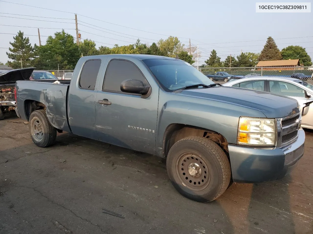 2008 Chevrolet Silverado C1500 VIN: 1GCEC19C38Z309811 Lot: 64432374