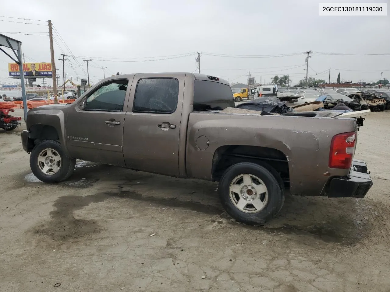 2008 Chevrolet Silverado C1500 VIN: 2GCEC130181119030 Lot: 69626694