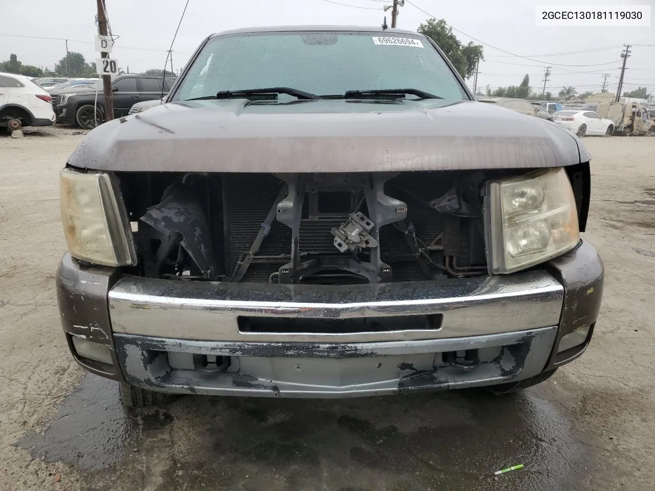 2008 Chevrolet Silverado C1500 VIN: 2GCEC130181119030 Lot: 69626694