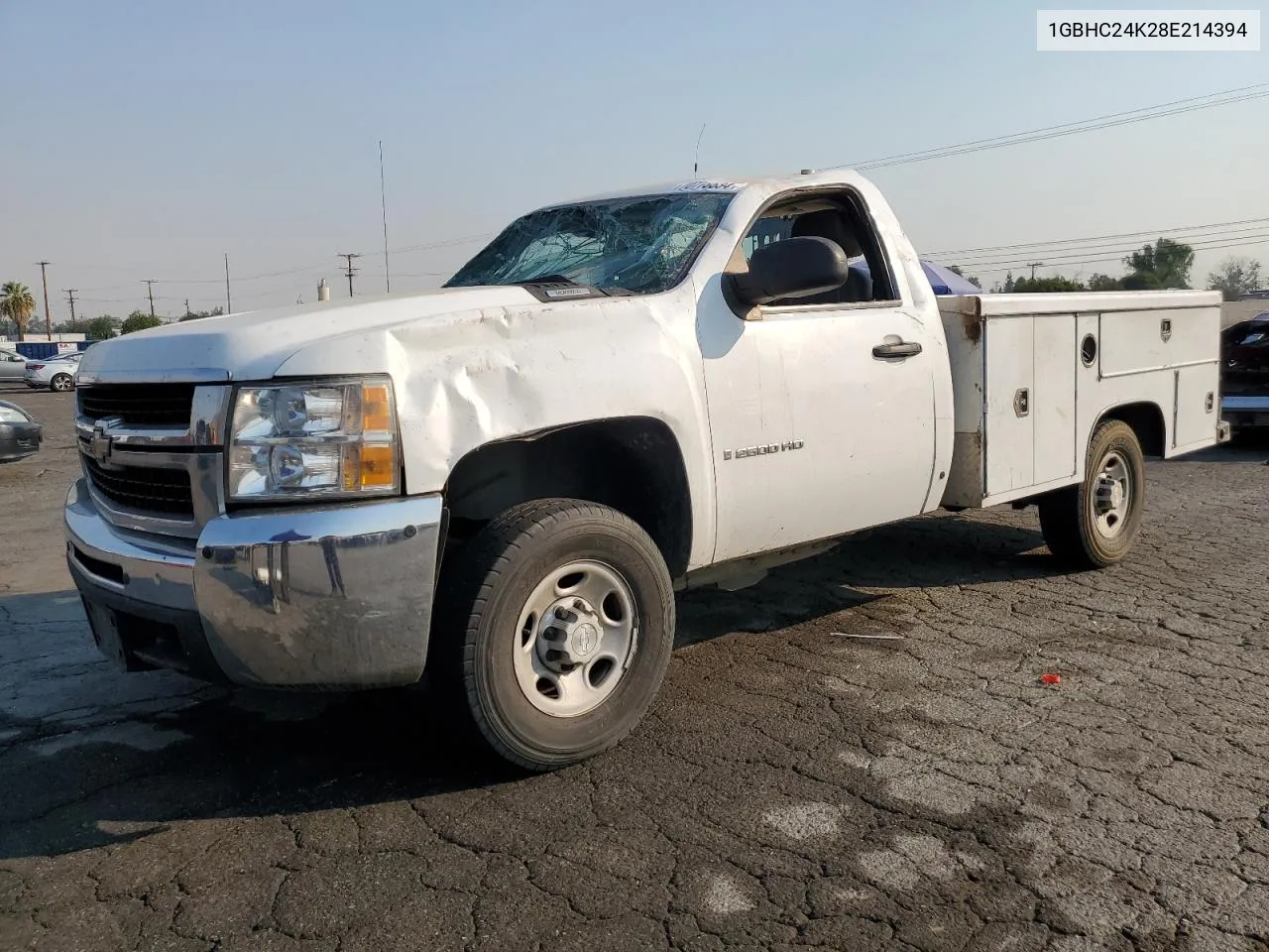 2008 Chevrolet Silverado C2500 Heavy Duty VIN: 1GBHC24K28E214394 Lot: 70773534