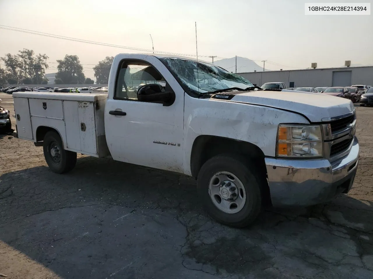 2008 Chevrolet Silverado C2500 Heavy Duty VIN: 1GBHC24K28E214394 Lot: 70773534