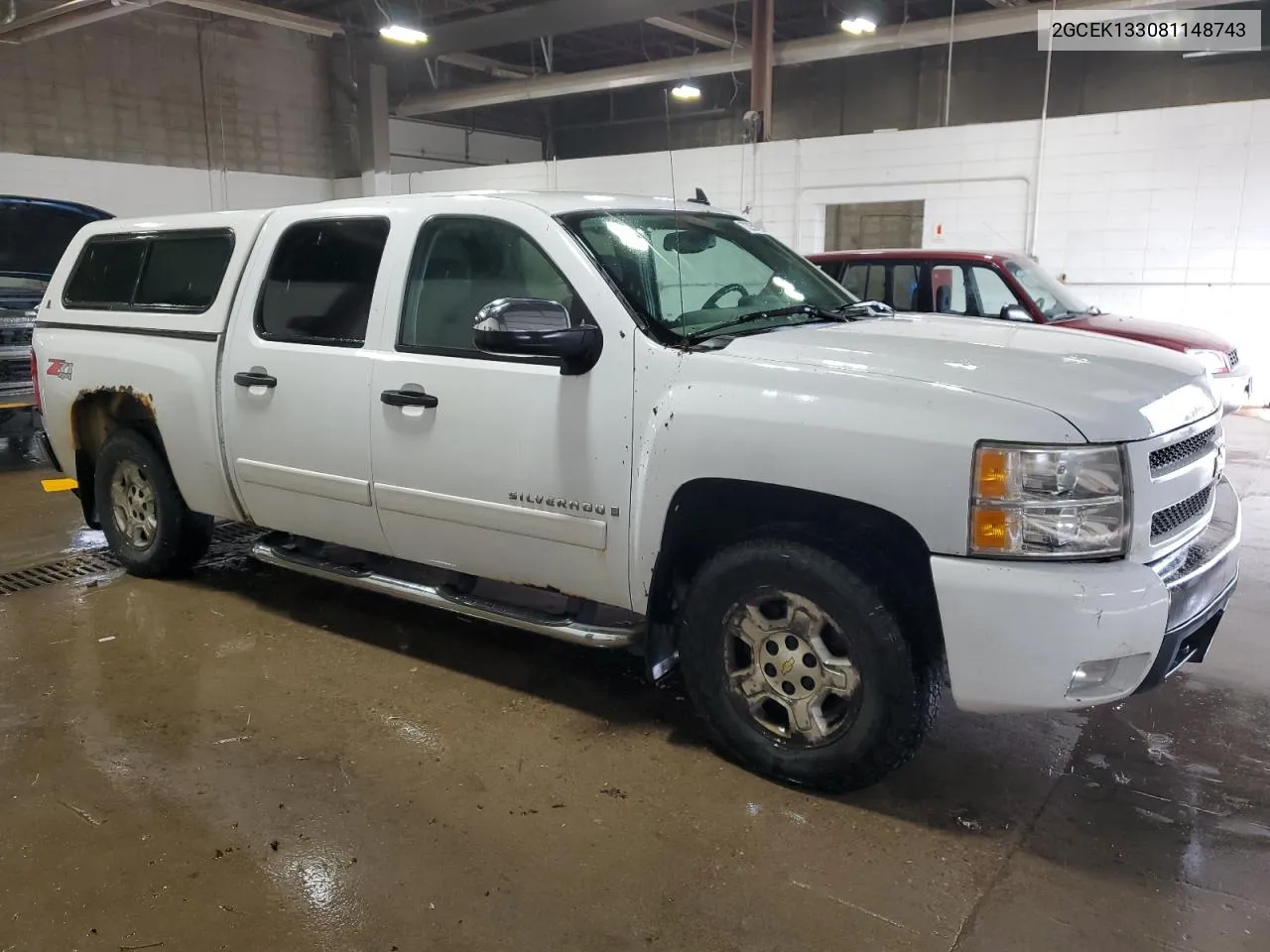 2GCEK133081148743 2008 Chevrolet Silverado K1500