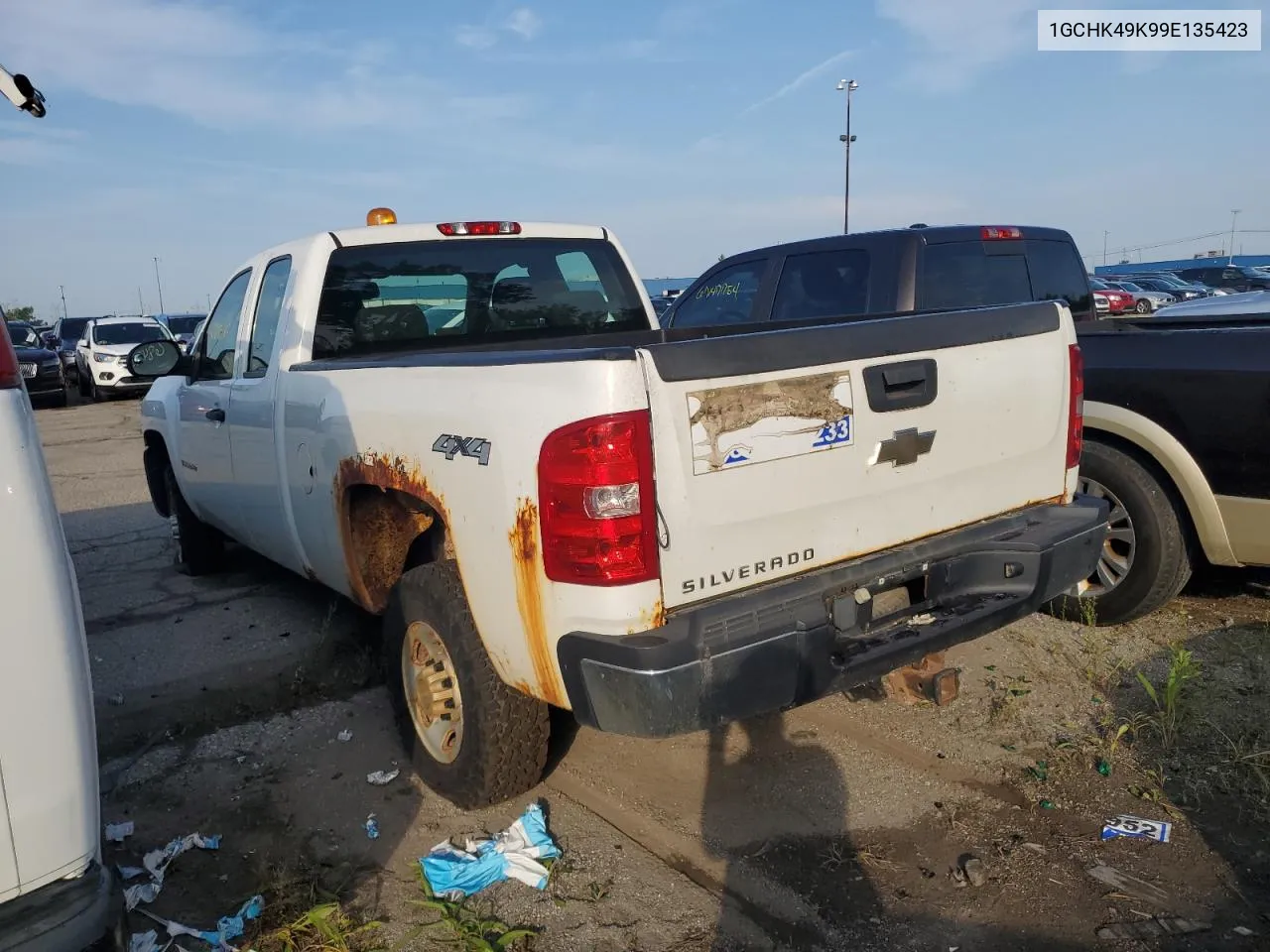 2009 Chevrolet Silverado K2500 Heavy Duty VIN: 1GCHK49K99E135423 Lot: 68485614