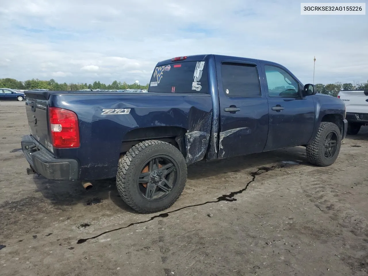 3GCRKSE32AG155226 2010 Chevrolet Silverado K1500 Lt