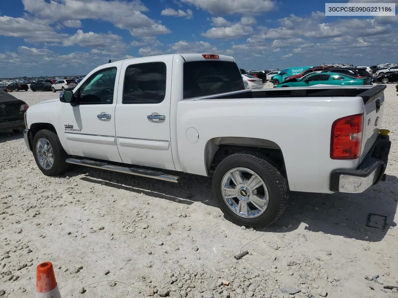 2013 Chevrolet Silverado C1500 Lt VIN: 3GCPCSE09DG221186 Lot: 71186624