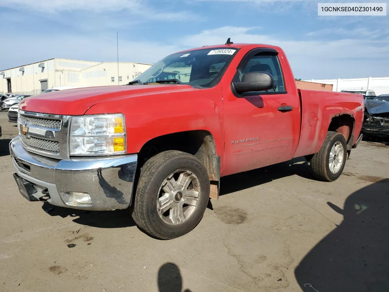 2013 Chevrolet Silverado K1500 Lt VIN: 1GCNKSE04DZ301490 Lot: 71395324