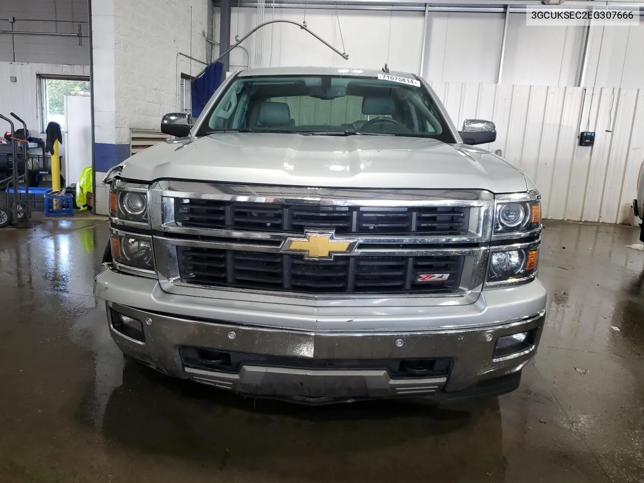 2014 Chevrolet Silverado K1500 Ltz VIN: 3GCUKSEC2EG307666 Lot: 71675814