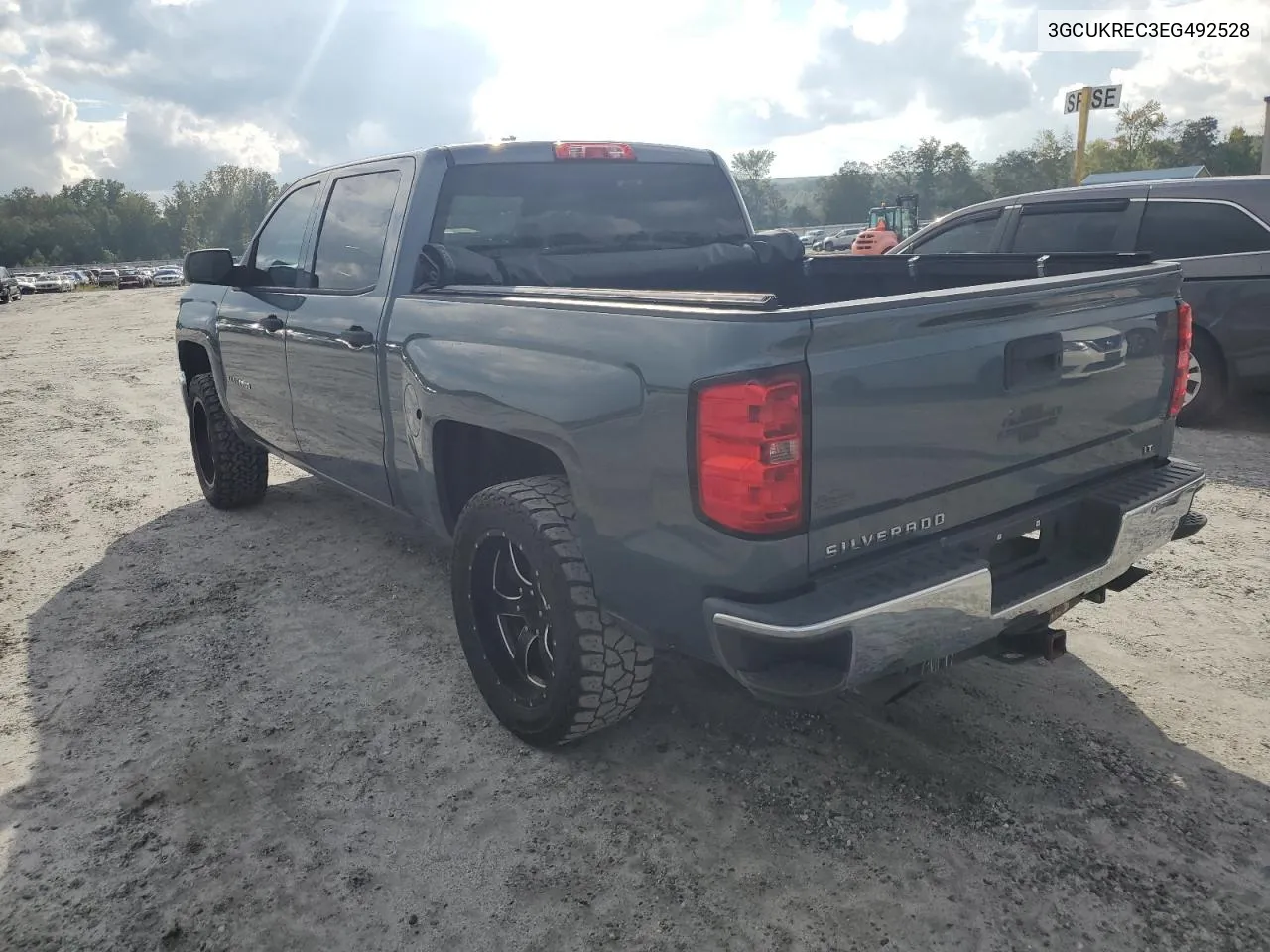 2014 Chevrolet Silverado K1500 Lt VIN: 3GCUKREC3EG492528 Lot: 72266874